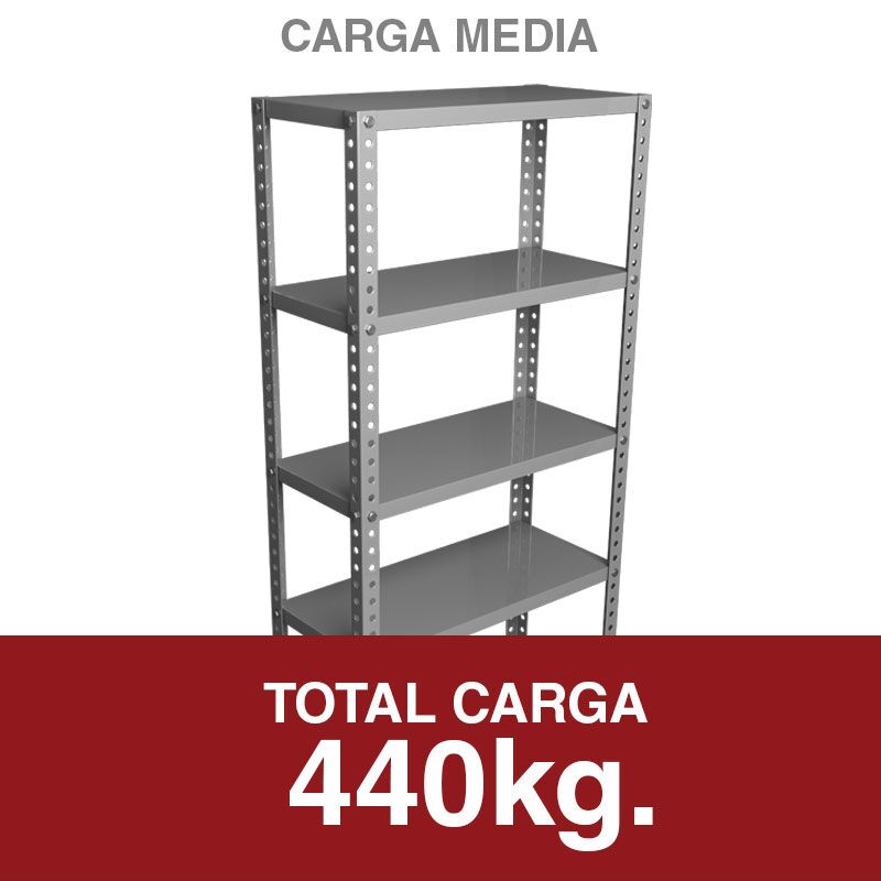 Estante 180 x 84 x 45 cm - ECM-440K