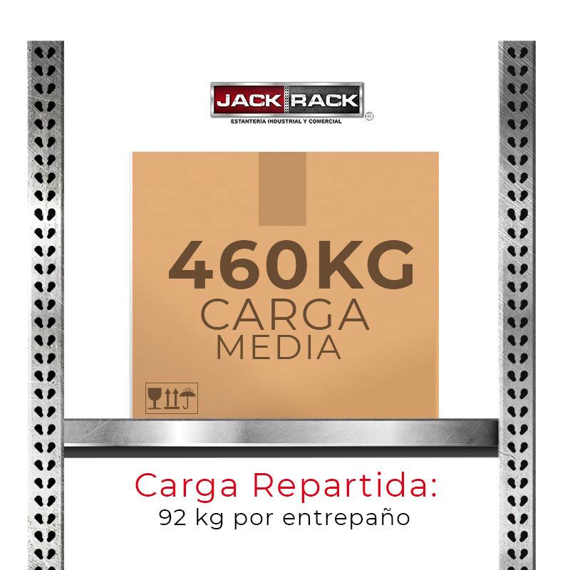 Estante 180 x 84 x 60 cm - ECM-460K - Imagen 3