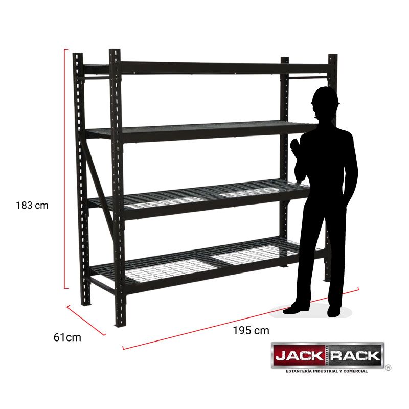 Rack 183 x 195 x 61 cm - RP-3600K - Imagen 3